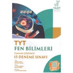 Yazıt YKS TYT Fen Bilimleri Tamamı Çözümlü 15 Deneme Sınavı - Komisyon