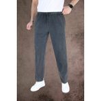 Yazlık Keten Pantolon Ham Bez Eşofman Beli Lastikli Unisex Rahat Kalıp Hambez Büyük Beden Alt Eşofman %100 Pamuk - 0 Siyah