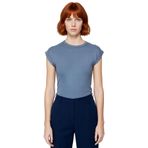Yazlık Kolsuz Fitted Bluz%98 Viskoz%2 Elastan Nefes Alan Kumaş Günlük Kullanım İçin_Açık Antrasit-L