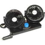 Yazline Global 12V Araç Içi Vantilatör Çift Modlu Döner Başlıklı Oto Fan - Renkli