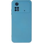Yazline Global Mey Ithalat® Poco M4 Pro 4g Kılıf Nano Içi Kadife Silikon - Mavi