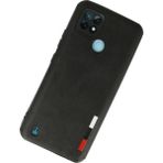 Yazline Global Mey Ithalat® Realme C21 Kılıf Loop Deri Silikon - Siyah