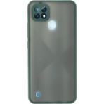 Yazline Global Mey Ithalat® Realme C21 Kılıf Montreal Silikon Kapak - Yeşil