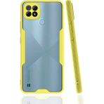 Yazline Global Mey Ithalat® Realme C21 Kılıf Platin Silikon - Sarı