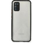 Yazline Global Mey Ithalat® Samsung Galaxy A02S Kılıf Miami Şeffaf Silikon - Siyah
