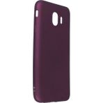 Yazline Global Mey Ithalat® Samsung Galaxy J4 Kılıf First Silikon - Mürdüm