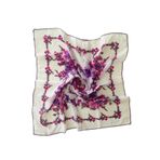 Yazma, Yemeni, Tülbent, 100x100cm, Kenarları Kroşetalı, Tamamen Pamuklu, Terletmez, Açık Renk