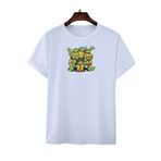 YAZOİN Ninja Kaplumbağalar 2 Kadın T-Shirt Kısa Kollu Bisiklet Yaka Erkek Çocuk Regular Fit Giyim Oversize