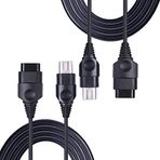YB-OSANA 2 Paket! Xbox Kumandası için Yedek 1,8 m Uzatma Kablosu Uzatma Kabloları En Eski Xbox (Xbox 360 veya Xbox one için değil), 2'li Set, Siyah