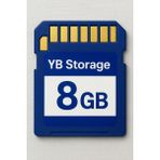 Yb Storage Sd Kart 8 GB Hafıza Kartı - mavi