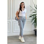 yb yağmur butik Battal Boy Duble Paça Bel Lastikli Pantolon