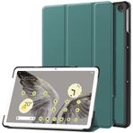 YBROY Google Pixel Tablet 11.0 için Kılıf, Premium Deri Kapaklı Tablet Kılıfı, Stand Fonksiyonlu Otomatik Uyanma/Uyku, Google Pixel Tablet 11.0 için Kapak (Yeşil)