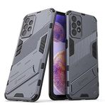 YBROY Huawei Mate 60 RS Ultimate için kılıf, yumuşak TPU + sert PC, tüm gövde sağlam darbeye dayanıklı koruyucu kılıf, stant fonksiyonu, cep telefonu kılıfı Cover Case Huawei Mate 60 RS Ultimate.(gri)