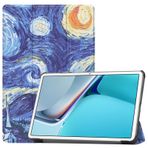 YBROY Xiaomi Pad 6S Pro 12.4 için Kılıf, Premium Deri Kapaklı Tablet Kılıfı, Stand Fonksiyonlu Otomatik Uyandırma/Uyku, Xiaomi Pad 6S Pro 12.4 için Kapak (Yıldızlı gökyüzü)