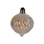 YCL 6w Led Flament Rustik Ampul Gün Işığı E27 Duy Led Dalgalı Eskitme A+kalite