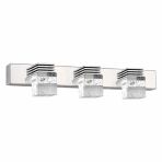 Ycl Yda-3009 3’Lü Küp Krom Led Tablo Duvar Aplik