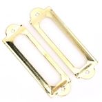 Yctze 20 Adet Retro Metal Etiket Tutucular 1x2 inç Çekmece, Raf Ve Okul Malzemeleri Için Pirinç Kitap Plakası Etiketleri, DIY Çekmece Adı Etiketleri, Öğrenci Aksesuarları (YELLOW)