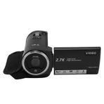 Yctze 50MP Dijital Video Kamera 2,7K HD 16X Yakınlaştırma 2,8 İnç Döner Ekran USB Bağlantı Noktası 1 4 İnç DişLi Harici Mikrofon Selfie EIS Döngü Kayıt Süresi Damgası Li Ion Pil ABS