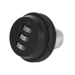 Yctze Cerradura Kombinasyon Leva Çelik, Zincoy Zincoy Şifre Kombinasyon Kamlok Dolap Üç Haneli Passor Cerradura Para Cajon (BLACK)