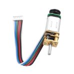 Yctze DC6V 2W Mini Dişli Motor, Manyetik Kodlu Diskli, Hall Enkoderli, Modeller Için Küçük Elektrik Motorlu, Pille Çalışan, Sonsuz Dişli Mikro Redüktör, RPM Enkoderli (6V 70RPM)