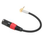 Yctze Erkek - XLR 3 İnç Erkek Ses Kablosu 90 Erkek - XLR Kablo Yardımcı Kablo L Şekilli Stereo Mikrofon Bilgisayar Için 90 Derece 3,5 Mm Mp3 Dvd Cd Oynatıcı TV Kablosu Erkek - XLR, YCTZEA60FRYGE5V-11