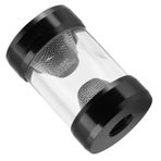 Yctze G1/4 İç Dişli Huni Şekilli Su Soğutma Filtresi Bilgisayar Için İnce Ekran, PC Pompa Rezervuar Soğutucu Tüp (BLACK)