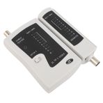 Yctze Kablo Test Cihazı Probador De Cable De Red Rj45 Abs Yg468B Profesyonel Rj45+Bnc Kablo Test Cihazı Hızlı Doğru Test Telefon Kablosu Test Aracı Kablo Test Aracı
