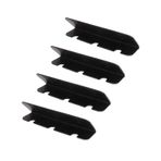 Yctze Tekne Kancası West Marine Bot Braketi Pvc 4 Adet Pvc Şişme Bot Kanca Klip Braketi Şişme Kauçuk Bot Raft Yachtk Kürek Teknesi Aksesuarları Şişme (BLACK)