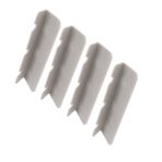 Yctze Tekne Kancası West Marine Bot Braketi Pvc 4 Adet Pvc Şişme Bot Kanca Klip Braketi Şişme Kauçuk Bot Raft Yachtk Kürek Teknesi Aksesuarları Şişme (GREY)