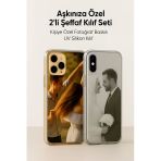 Yd Shop Aşkınıza Özel 2’Li Kılıf Seti – Sevgiliye Hediyelik Şeffaf Uv Baskı Telefon Kılıfı