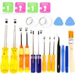 yddmyo Repair Kit for Nintendo Switch, 21in1 Professional Full Security Screwdriver Game Bit Repair Dismantling Tool Kit for Switch/Switch Lite/JoyCon, NES/SNES/GBA
