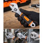 YDGR Kurbağacık Anahtar Ayarlı Ingiliz Anahtarı Ergonomik Saplı No:6