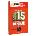 YDS YÖKDİL YKSDİL Aç Bitir Mini 15 Deneme Hocawebde Yayınları