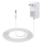 YEAOI 4moms mamaRoo 4 için 10 ft Güç Kablosu, RockaRoo Bebek Salıncağı için 12 V 3A Şarj Aleti, AC Adaptörü, Beyaz