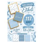 YEAP OFFICE Kişiye Özel İsimli Kare Çikolata Etiketi Yapışkanlı 117 Adet (3,5x3,5 cm) NO:14