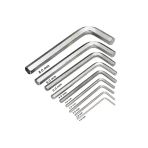 Yeb 9'Lu Çelik Alyan Anahtar Seti (Birer Adet 2Mm-2,5Mm-3Mm-3,5Mm-4-5Mm-6Mm-8Mm-10Mm)