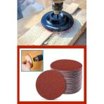 Yeb Cırt Zımpara 115 Mm Spiral Avuç Taşlama Matkap Uyumlu (120 Kum) 100 Adet