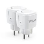 YECO SP-16 Akıllı Priz, Wi-Fi Uyumlu, Enerji İzleme, Telefonla Kontrol, 16A, 2 Adet