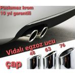 Yed Audi A1 A2 A3 Egzoz Ucu 63 mm Çap 1 Adet