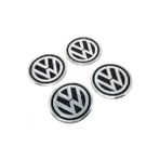 Yed Jant Göbeği Arma Volkswagen 60mm4'lü Set Siyah