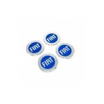 YED Jant Göbeği Arma/yapıştırma Fiat 4'lü Set Mavi 60mm Yapıştırma