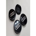 YED Jant Göbeği Audi 58/55 (55mm iç çap) 4l'ü Set Siyah