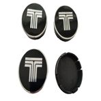 YED Jant Göbeği Tofaş 65/62 (62 mm Yuva) 4'lü Set Alüminyum Siyah Metalik