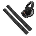 Yedek Kafa Bandı Ped Takımı, Yumuşak Protein Deri Hafızalı Köpük Kulaklık Kafa Bandı Yastık Pedi Steelseries Siberia 840 Siberia 800 Için, Siyah