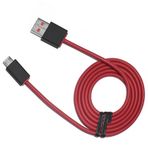 Yedek Mikro USB Şarj Kablosu Güç Kablosu Beats by Dre Powerbeats 2 veya 3 Studio Solo 2 veya 3 Kablosuz Kulaklık ve Hap Hoparlörleri ile Uyumlu (Kırmızı)