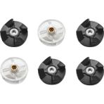 Yedek Parça Taban Dişlisi ve Bıçak Dişlisi, Magic Bullet MB1001 250W Blenderler 6'lı Paket ile Uyumlu (Yurt Dışından)