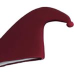Yedi Cüceler Şapkası Ponponlu - Bordo - 6 - 7 Yaş