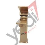Yedi Yapı Mat Gold Kare Model Sabit Lavabo Bataryası