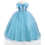 Yediel Buğra Frozen Elsa Prenses Kostüm - 3 Yaş - Mavi