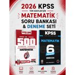 Yediiklim 2026 Kpss 500 Soruda Genel Tekrar Kampı & KPSS Matematik 6 Deneme EVP Akademi Seti